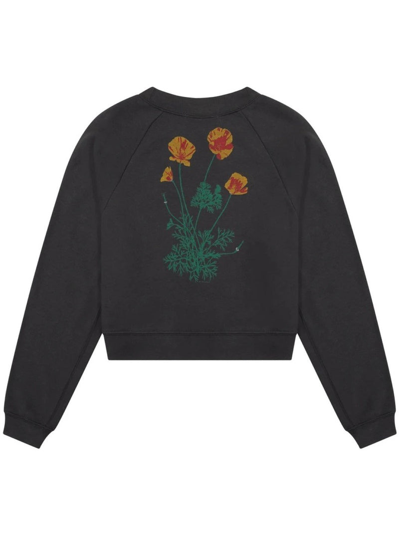 Poppy Cropped Crewneck Sweatshirt 
